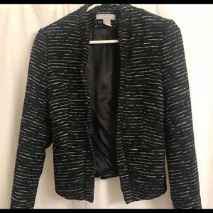 H&M black and white blazer